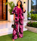 Sapphire Luxe Kimono Set